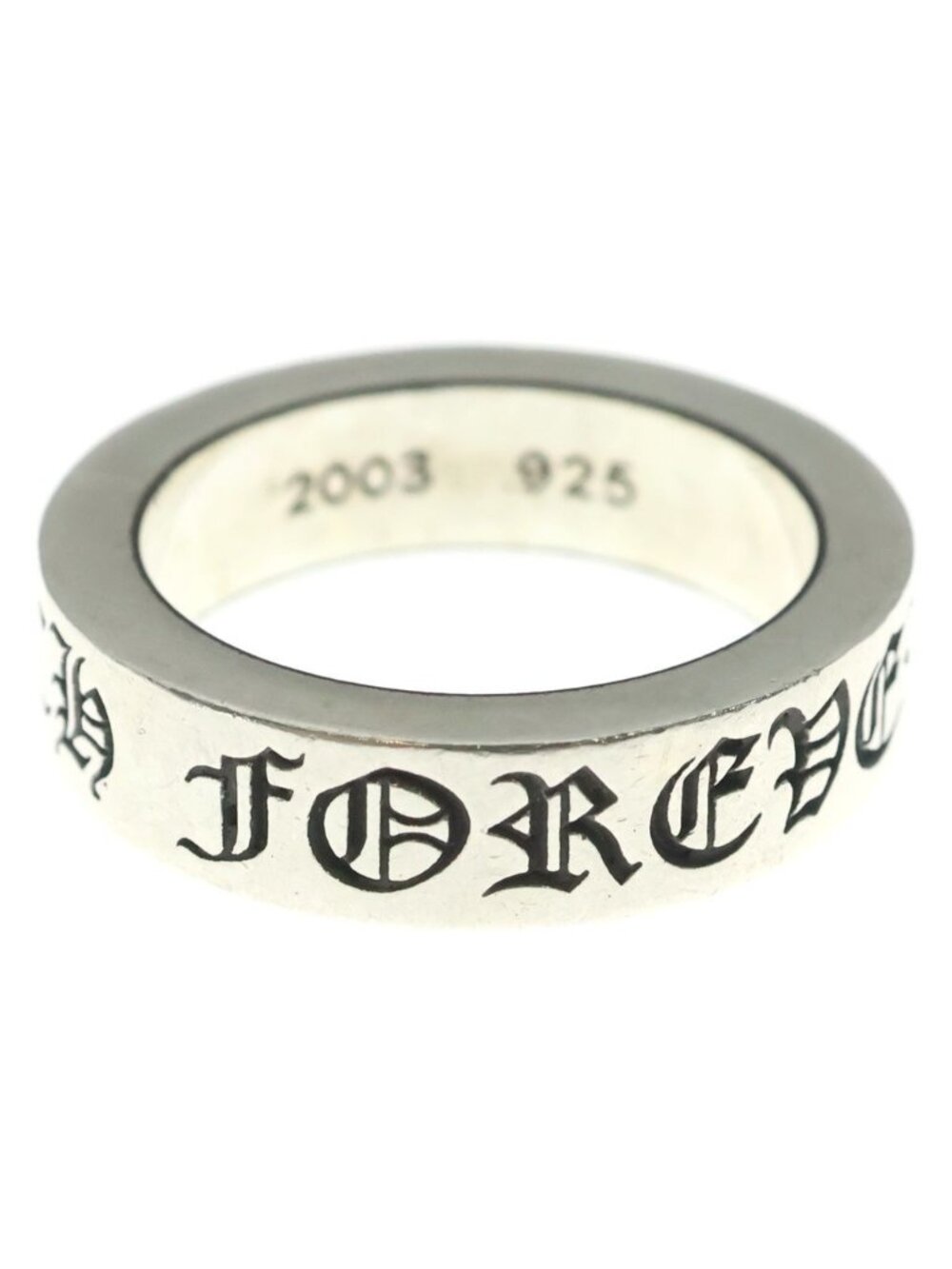 Chrome Hearts Spacer Forever Ring Silver